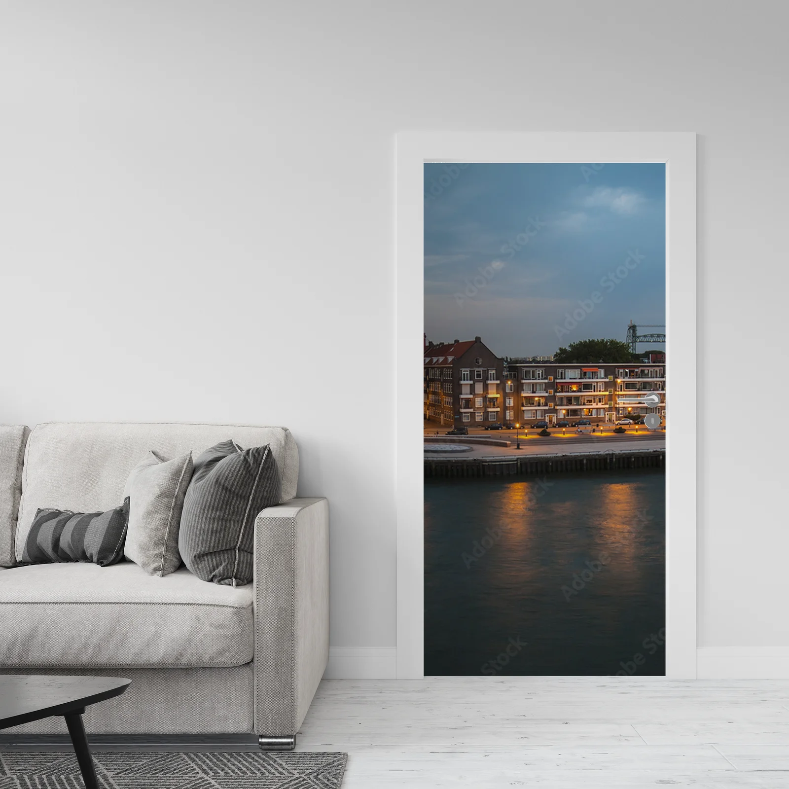 Niezwykła panorama Rotterdamu nad wodami rzeki