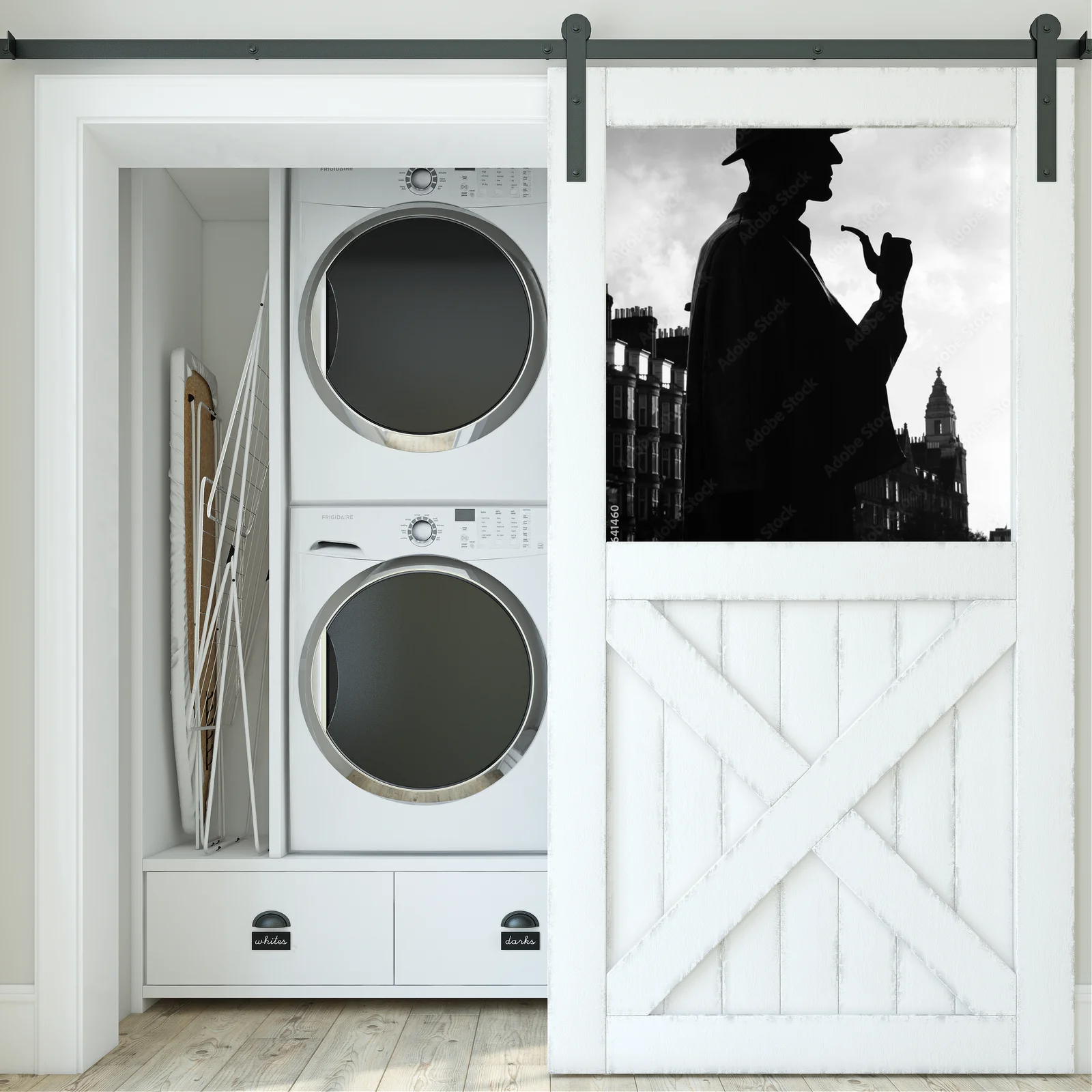 Gothic Sherlock Holmes w czerni i bieli