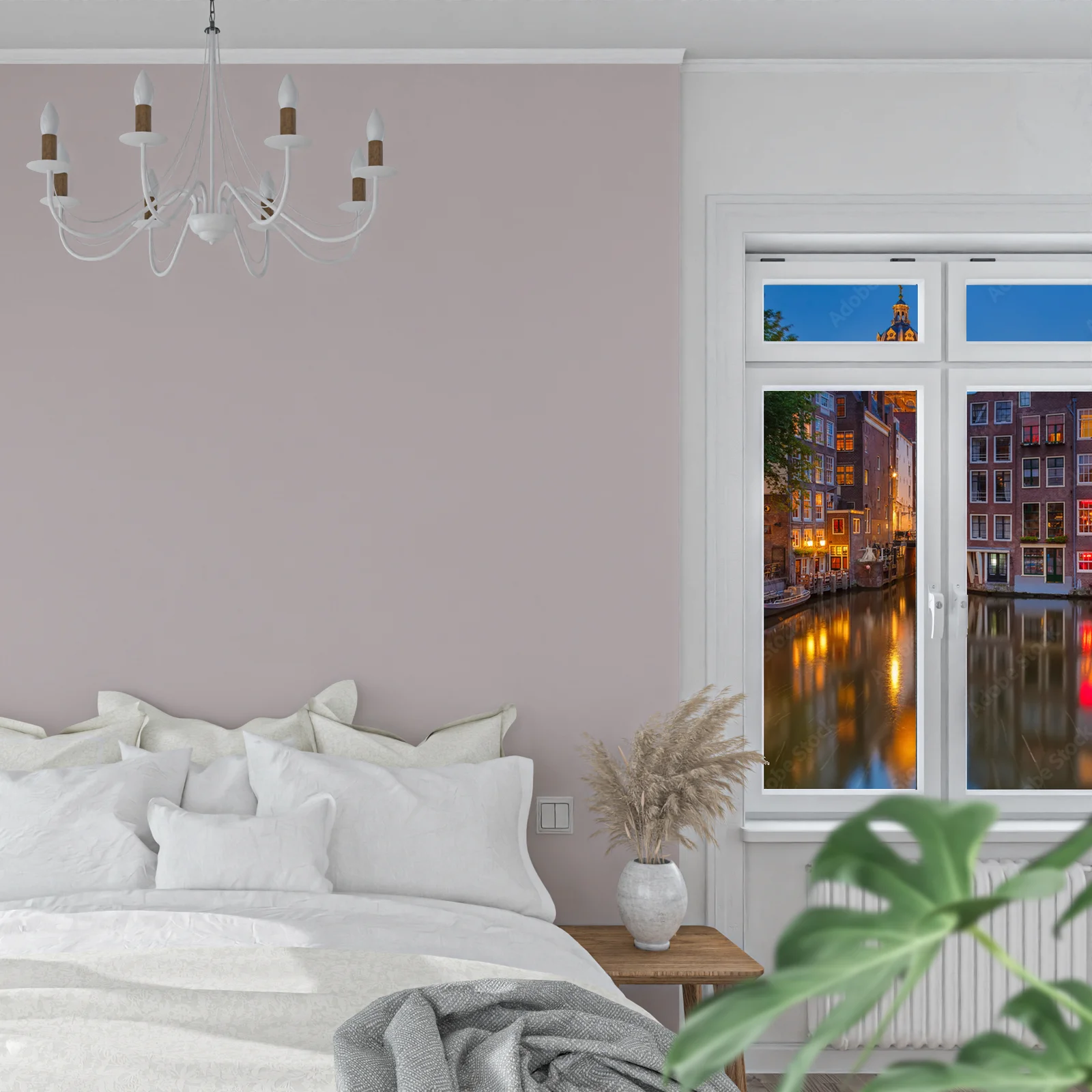 Nocne uroki Amsterdamu w zwiewnych odcieniach
