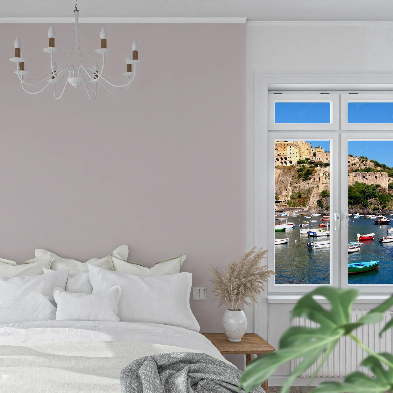Urok Castello Aragonese Ischia w letnich odcieniach