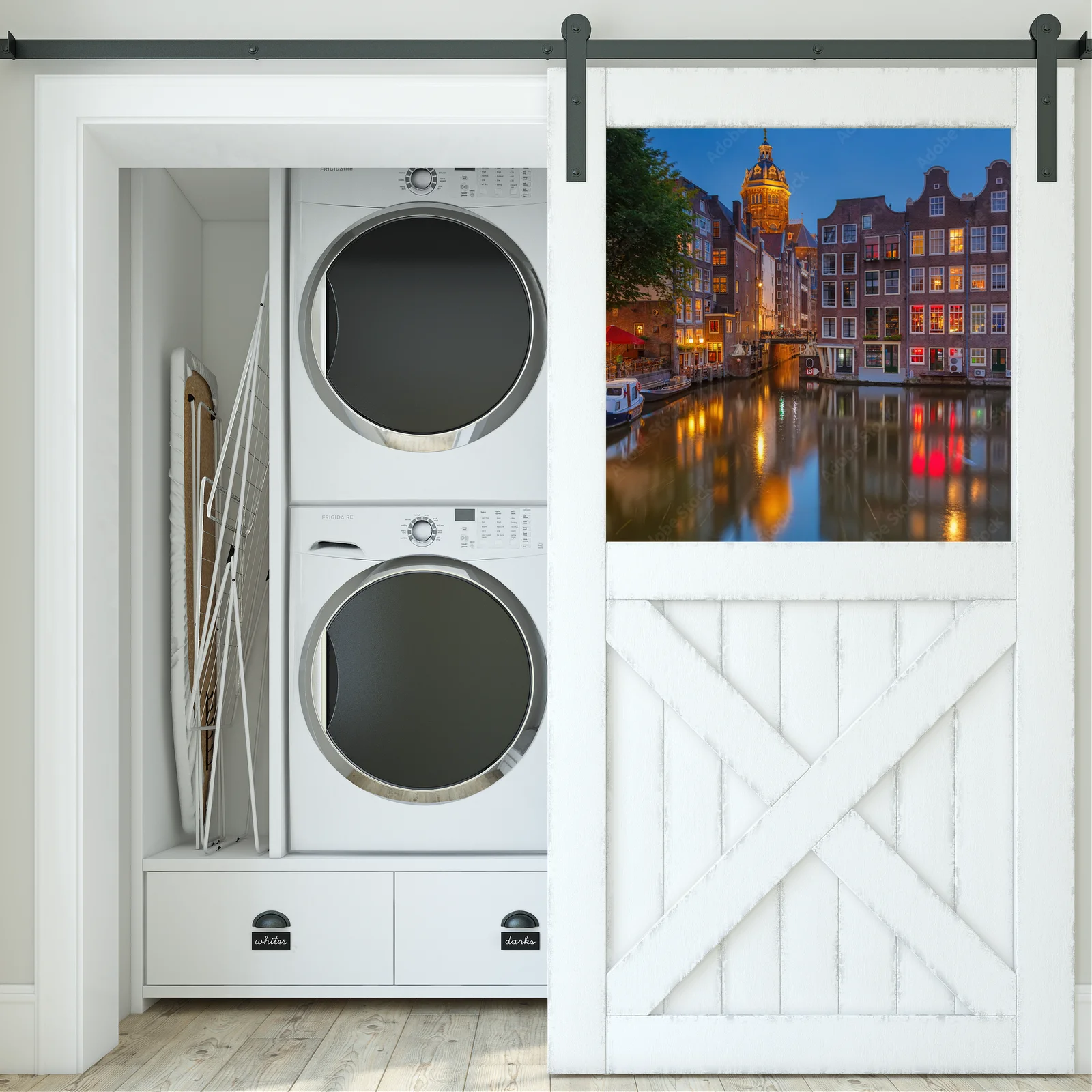 Nocne uroki Amsterdamu w zwiewnych odcieniach