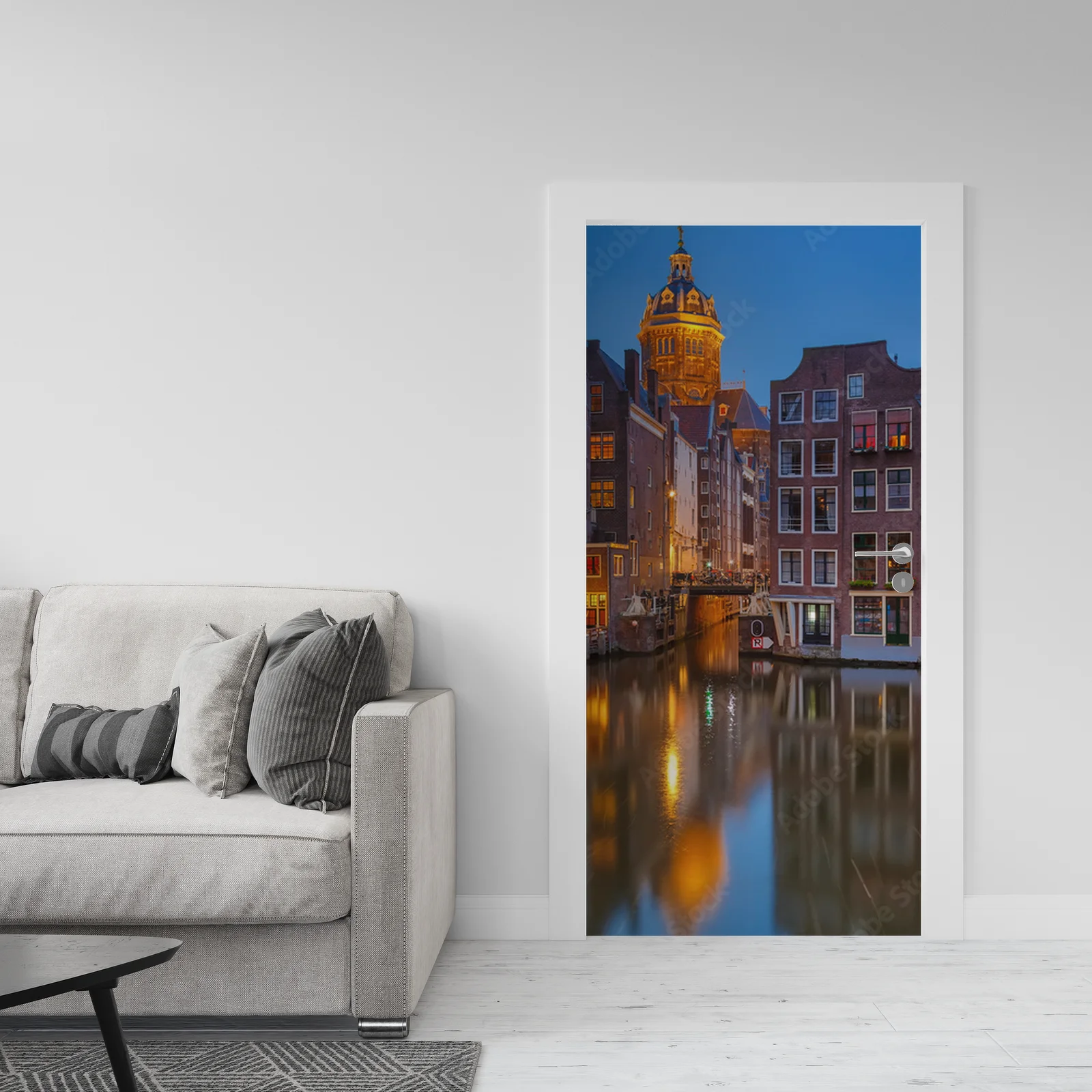 Nocne uroki Amsterdamu w zwiewnych odcieniach