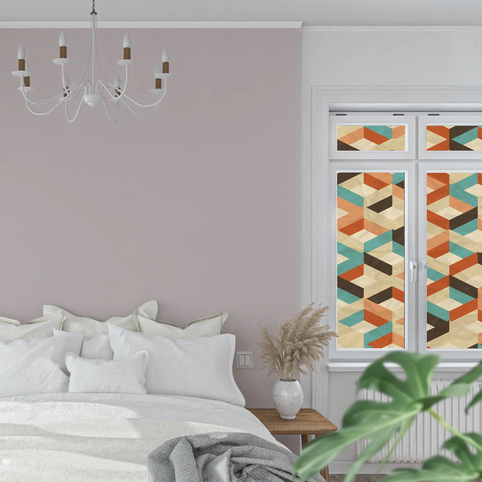 Geometryczna harmonia w vintage'owym stylu