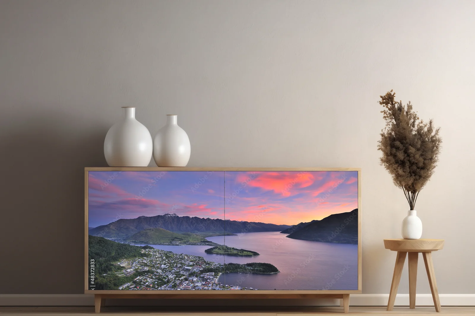 Zachwycające widoki Queenstown o zmierzchu