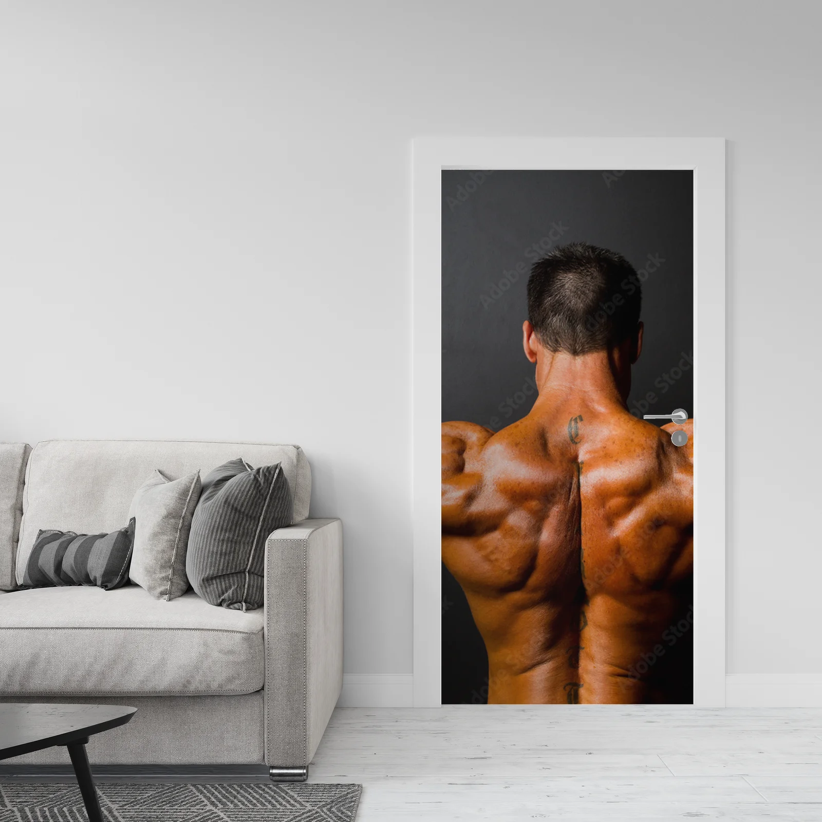 Moc i pasja w czerni: bodybuilding w perfekcji