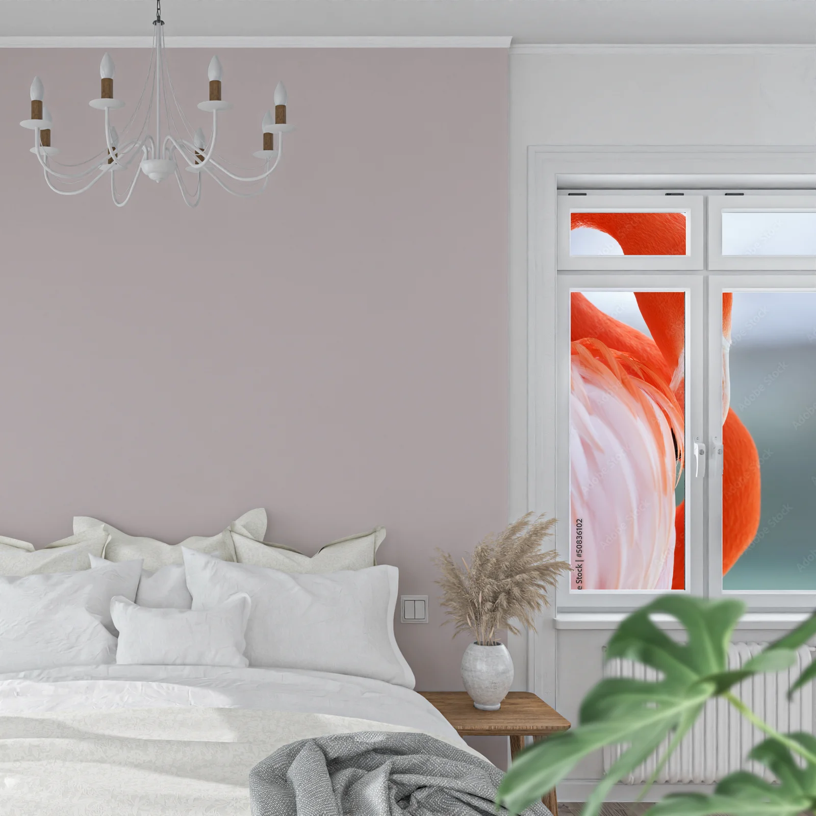 Eksplozja barw: Flamingo w pastelowym raju