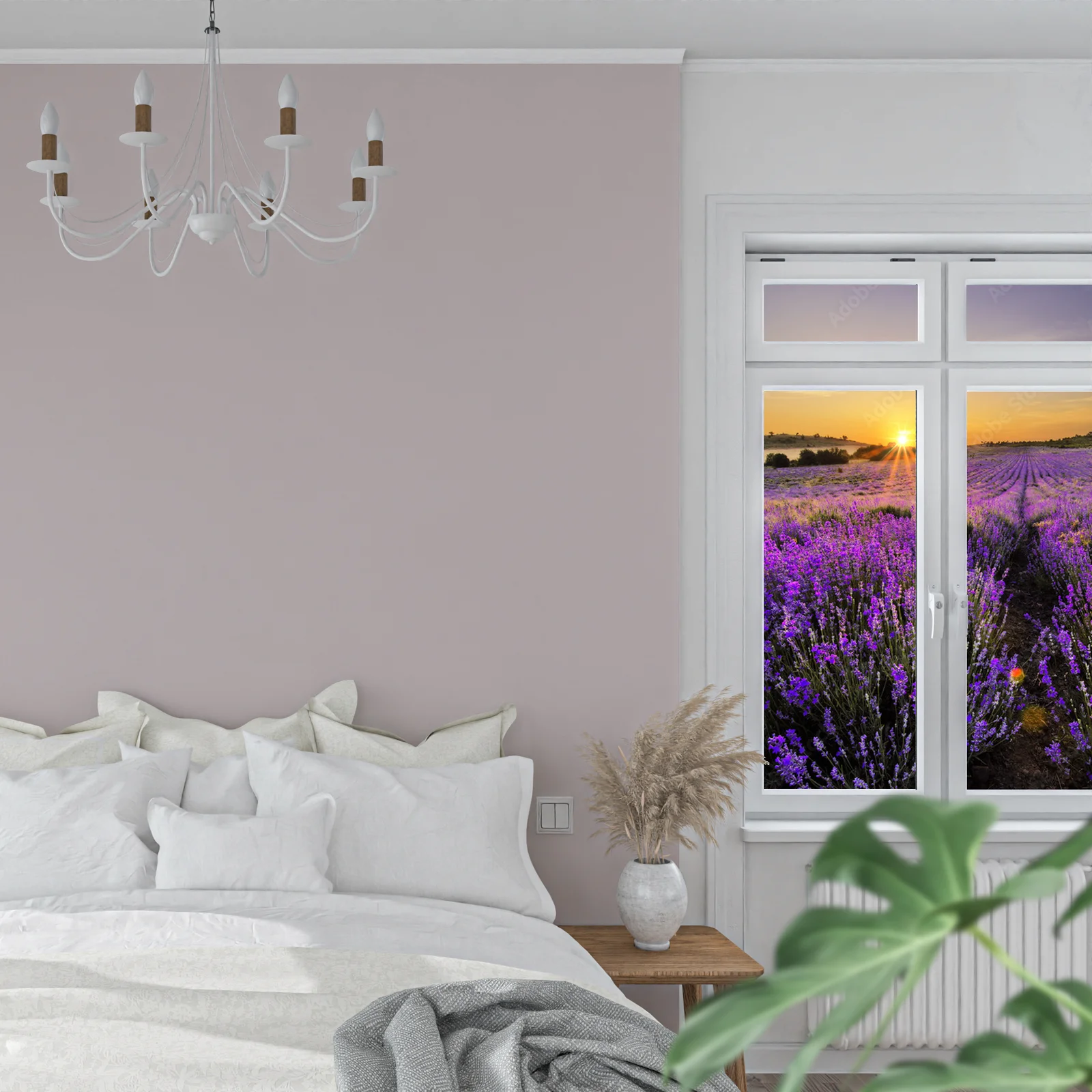 Kwiatowe wzruszenia w violetowej scenerii