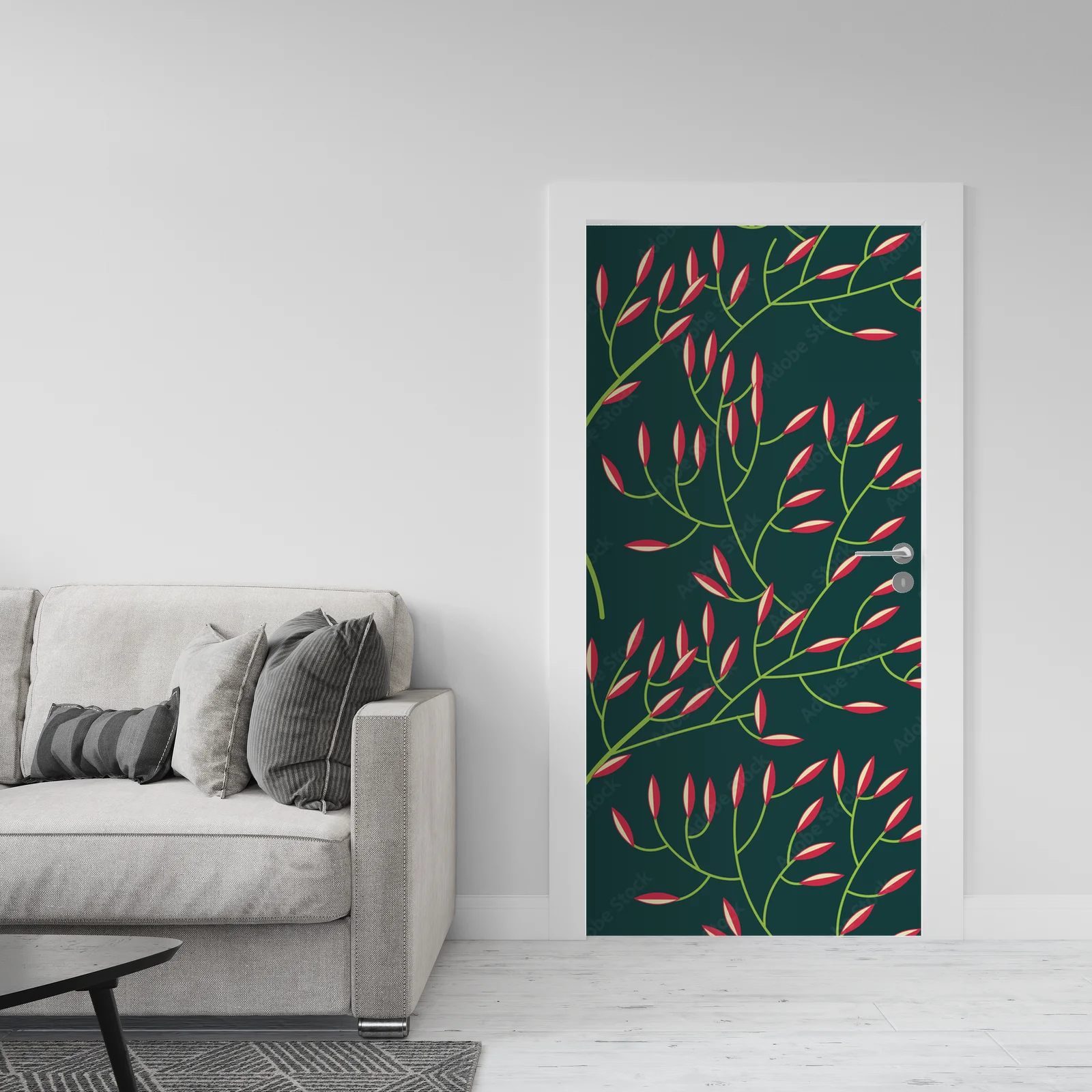 Floralna aranżacja w głębokich, leśnych barwach
