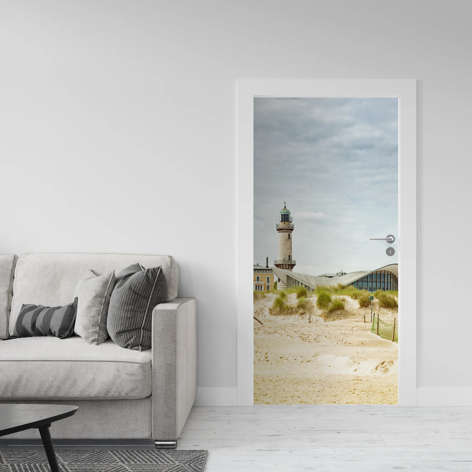 Urokliwe pejzaże Warnemünde nad Bałtykiem