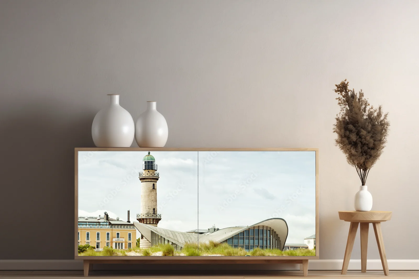 Urokliwe pejzaże Warnemünde nad Bałtykiem