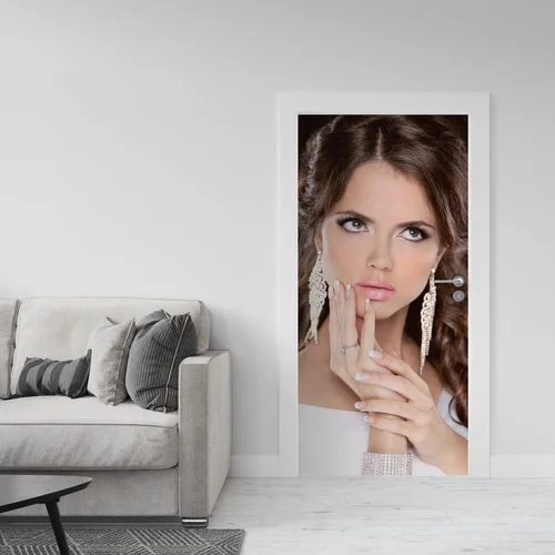 Blask piękna: Brązowowłosa modelka w glamour