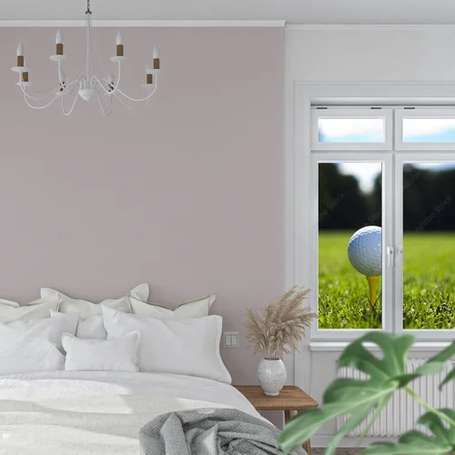 Radość z gry w golf w naturalnym krajobrazie