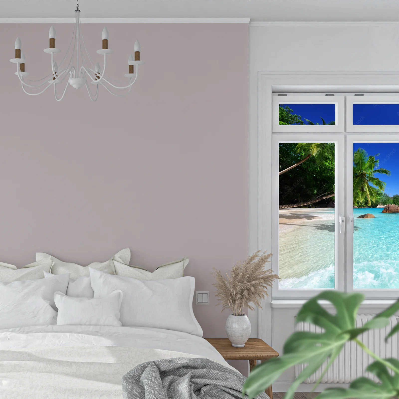 Rajska plaża na wyspie Praslin w Seychelles