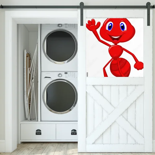 Urocza bajkowa mrówka w soczystych kolorach