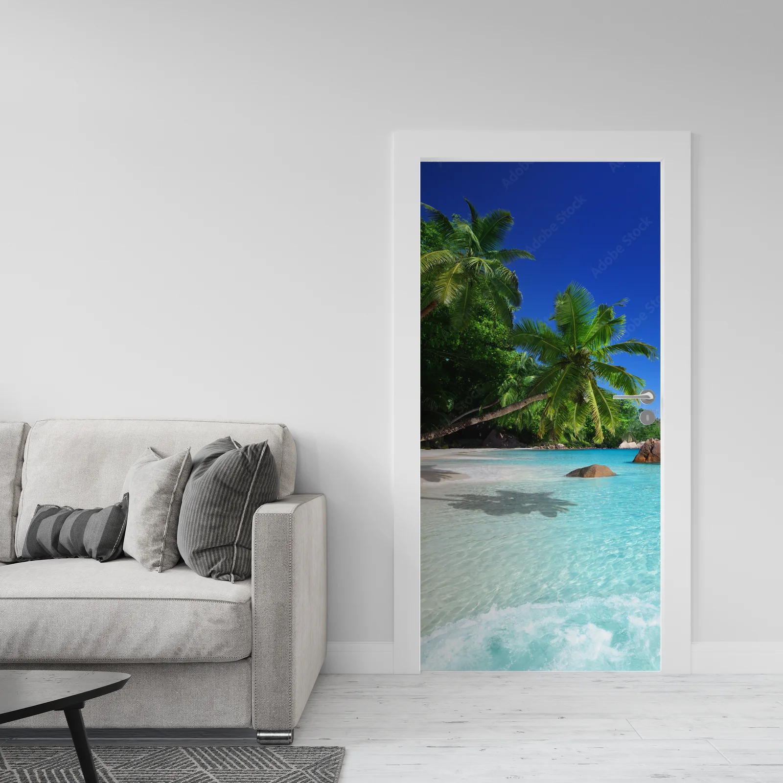 Rajska plaża na wyspie Praslin w Seychelles