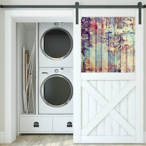 Urok vintage: drewniane akcenty w pastelowych tonach