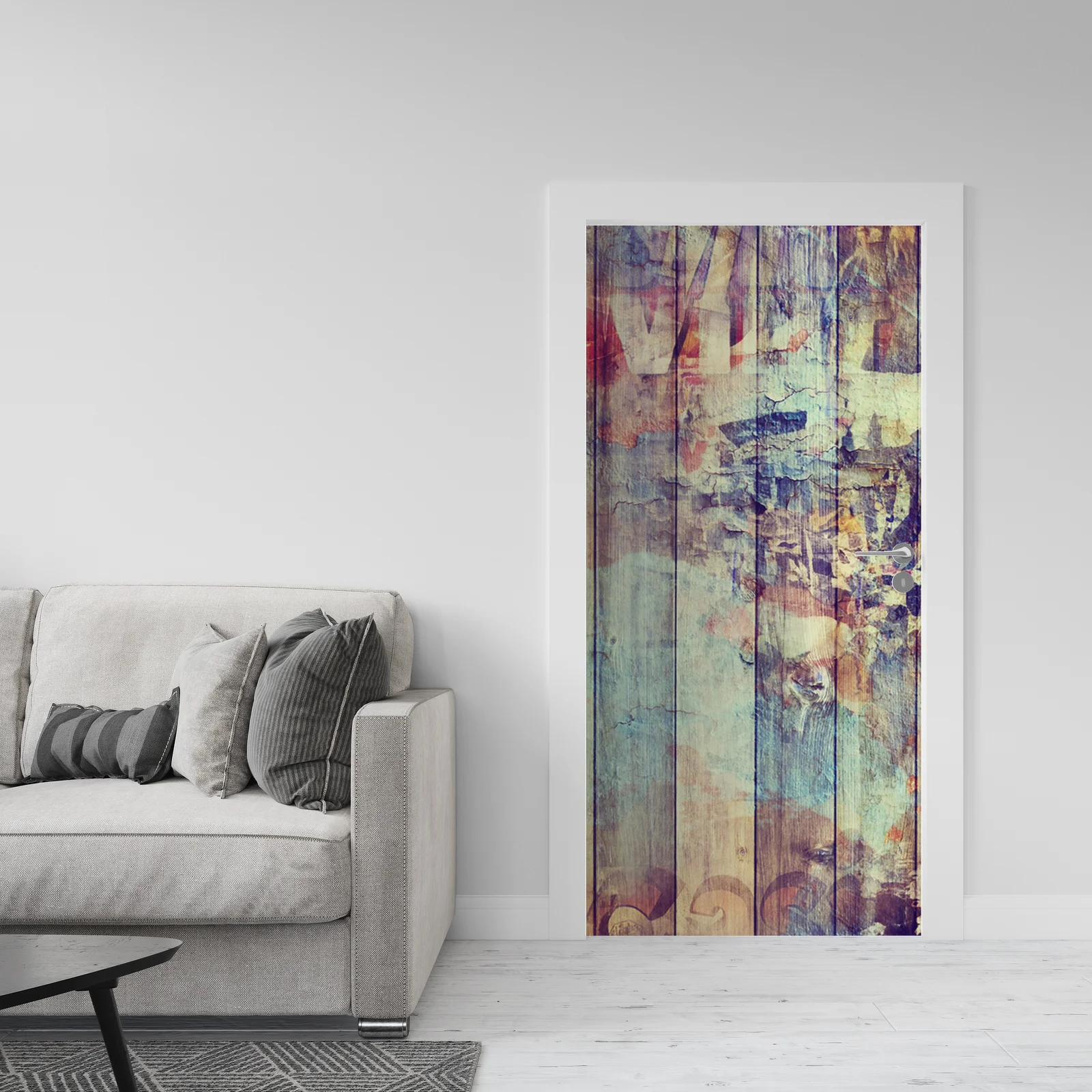 Urok vintage: drewniane akcenty w pastelowych tonach