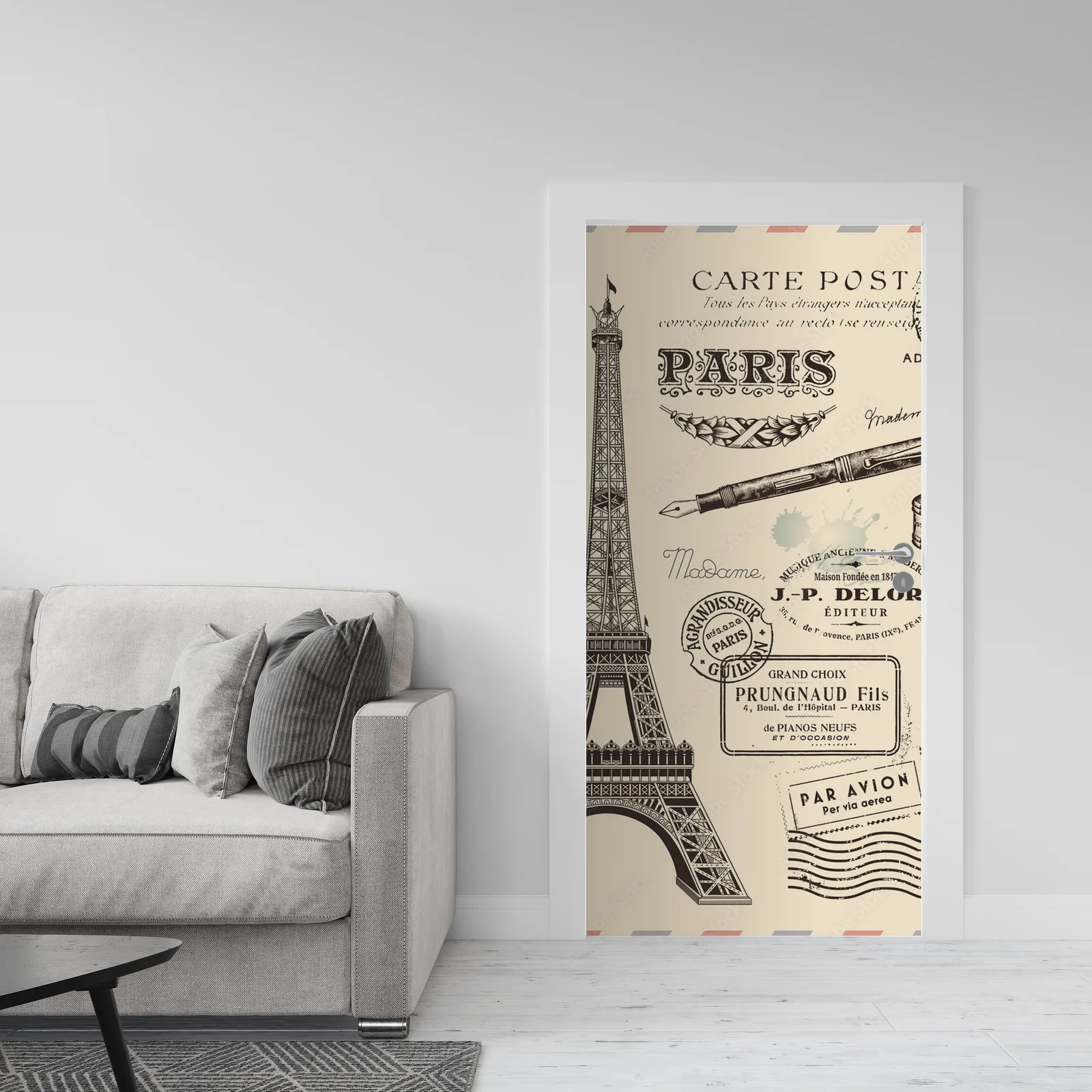 Paris skóry sentymentów w pastelowych odcieniach