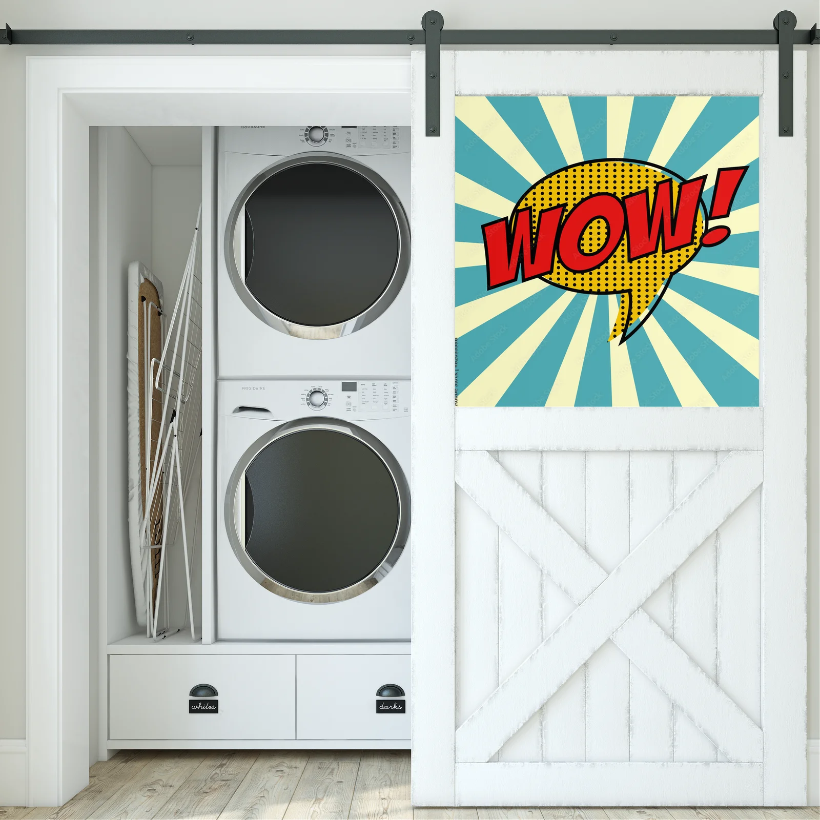 Ekspresyjny pop art w jasnych barwach energii