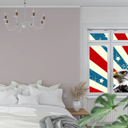 Duma Ameryki: kolorowy bald eagle w akwarelowej odsłonie