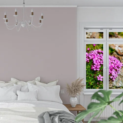 Botaniczny raj w odcieniach zieleni i purpury