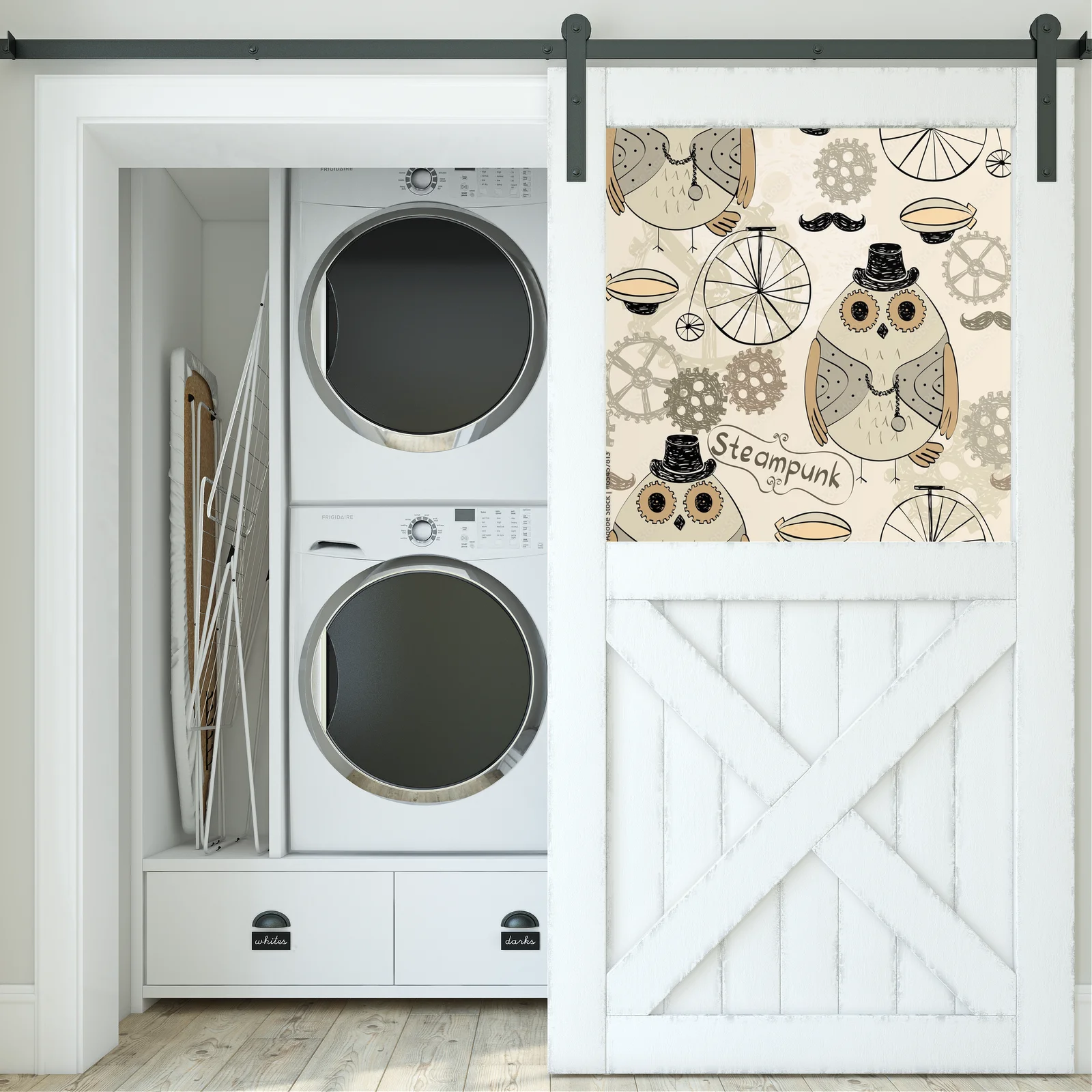Mechaniczne sowy w nostalgicznym stylu steampunk