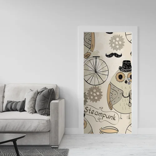 Mechaniczne sowy w nostalgicznym stylu steampunk
