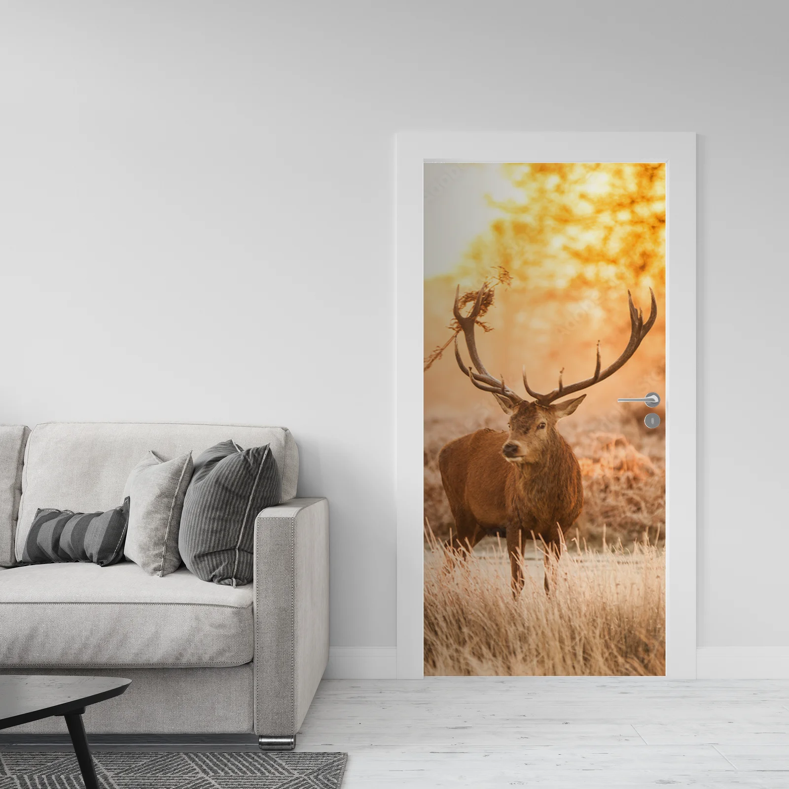 Deer w blasku porannego słońca