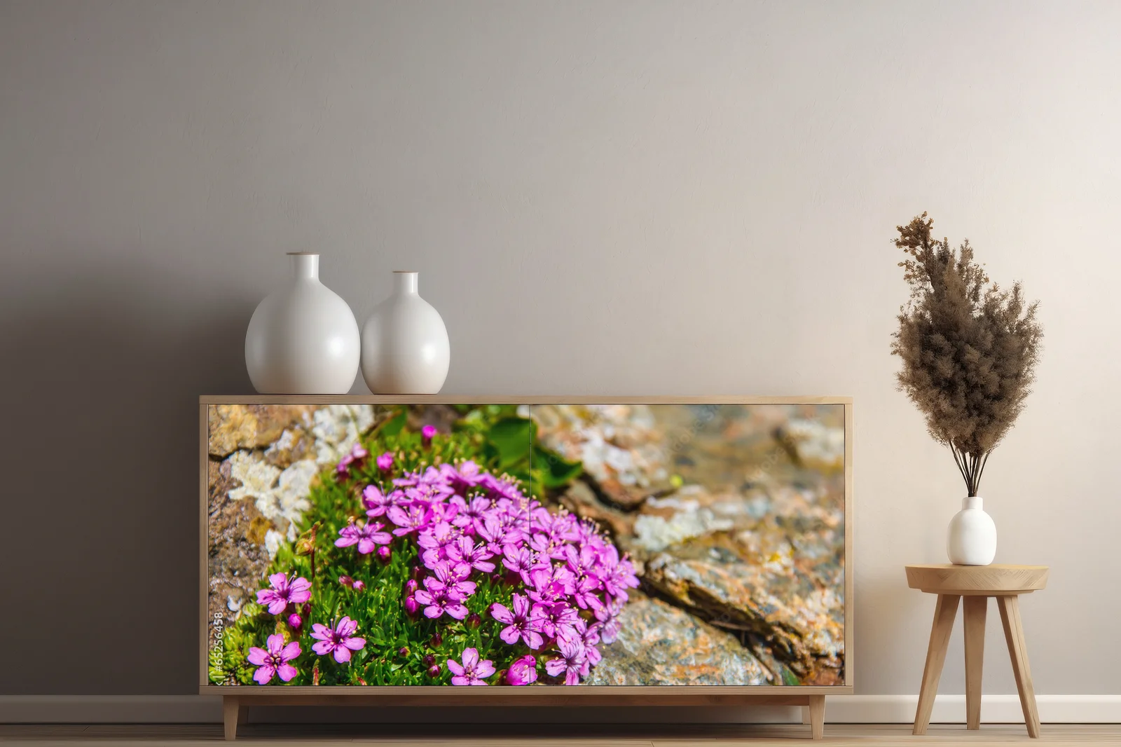 Botaniczny raj w odcieniach zieleni i purpury