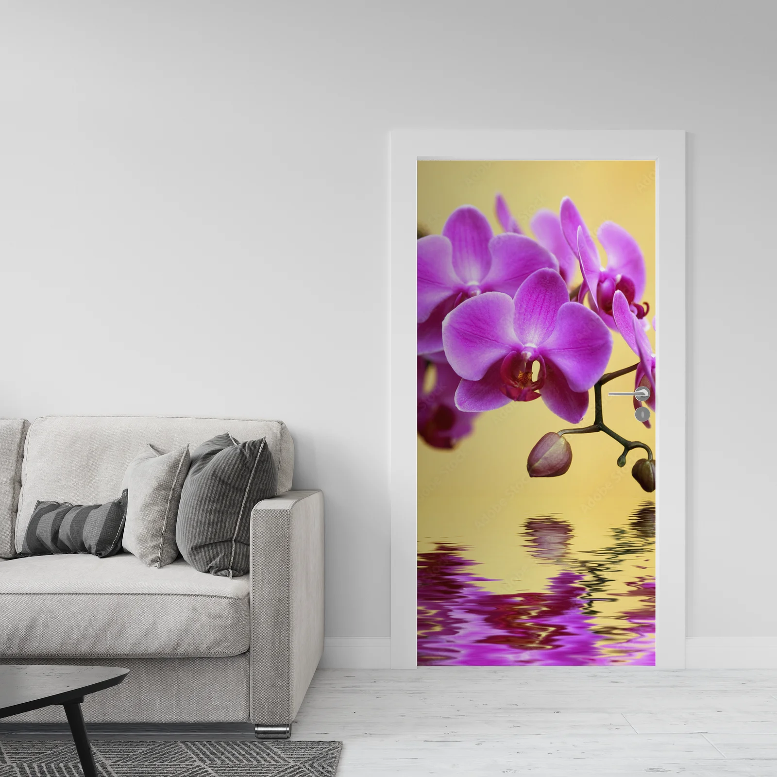 Orchidowa harmonia w promieniach słońca