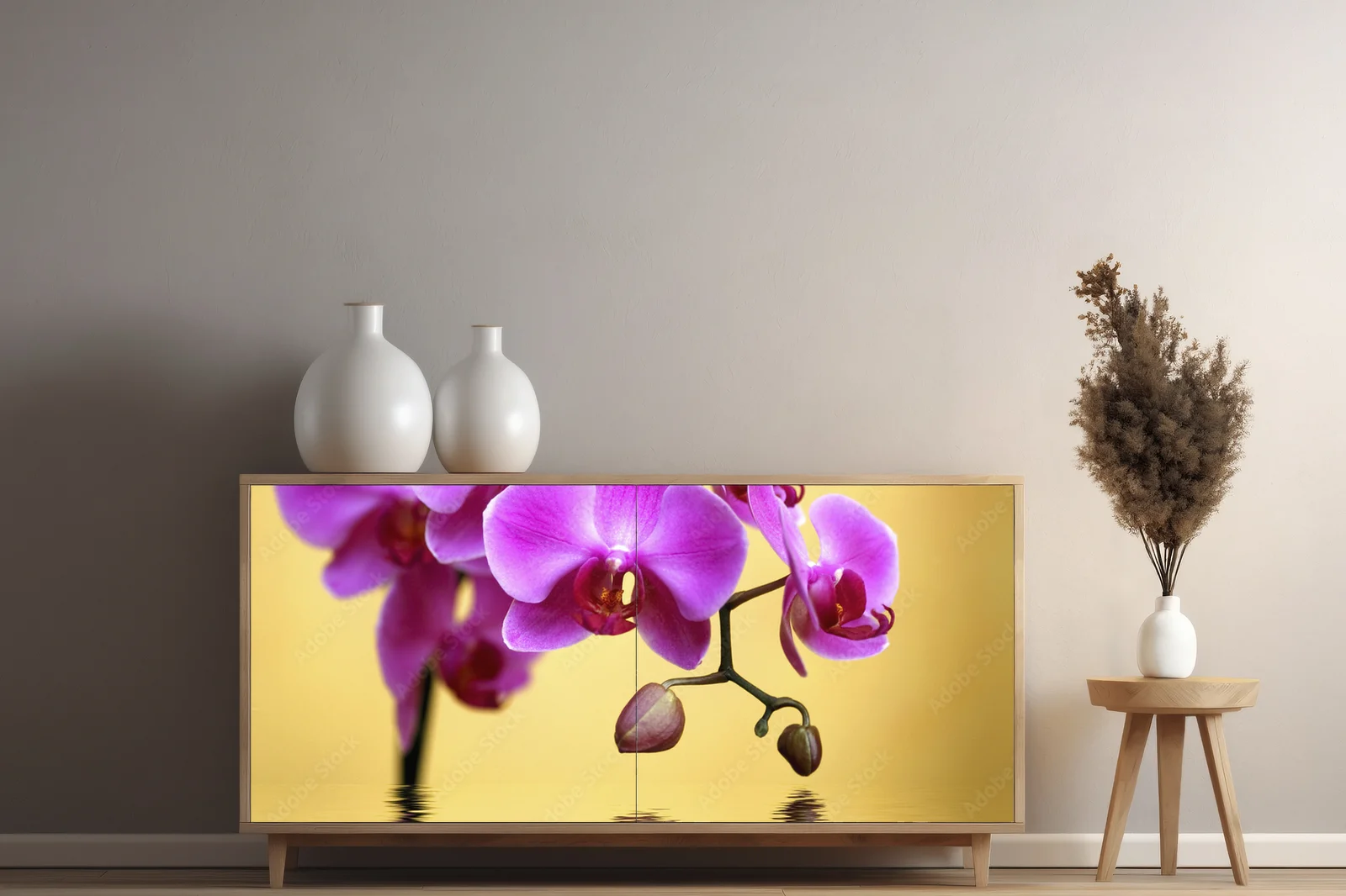 Orchidowa harmonia w promieniach słońca