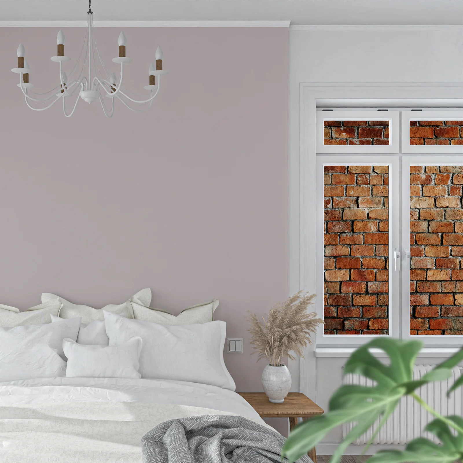 Classic Brick Wall: Elegancja i Nostalgię w Ciemności