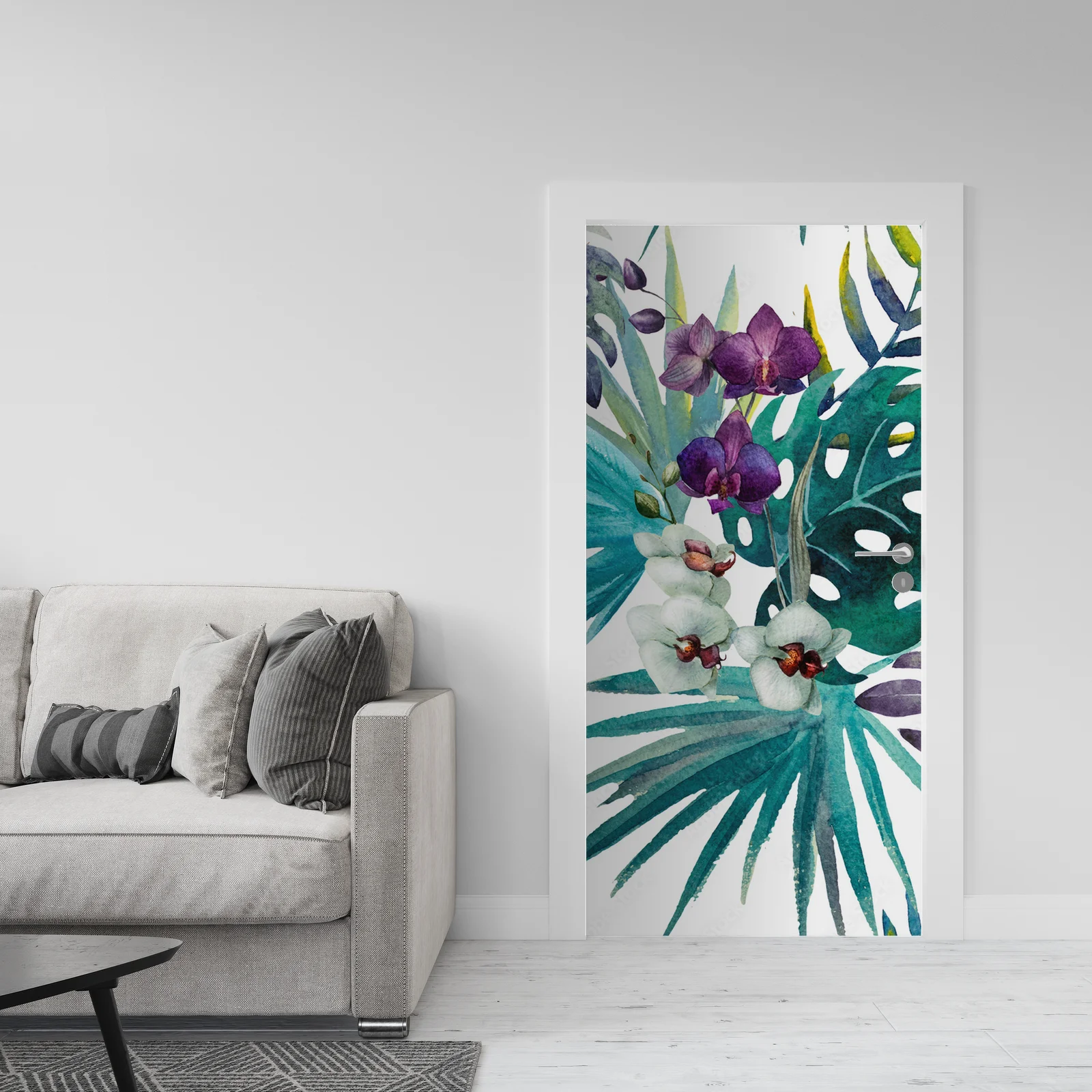 Tropikalna harmonia: orchidee i hibiskusy w bieli