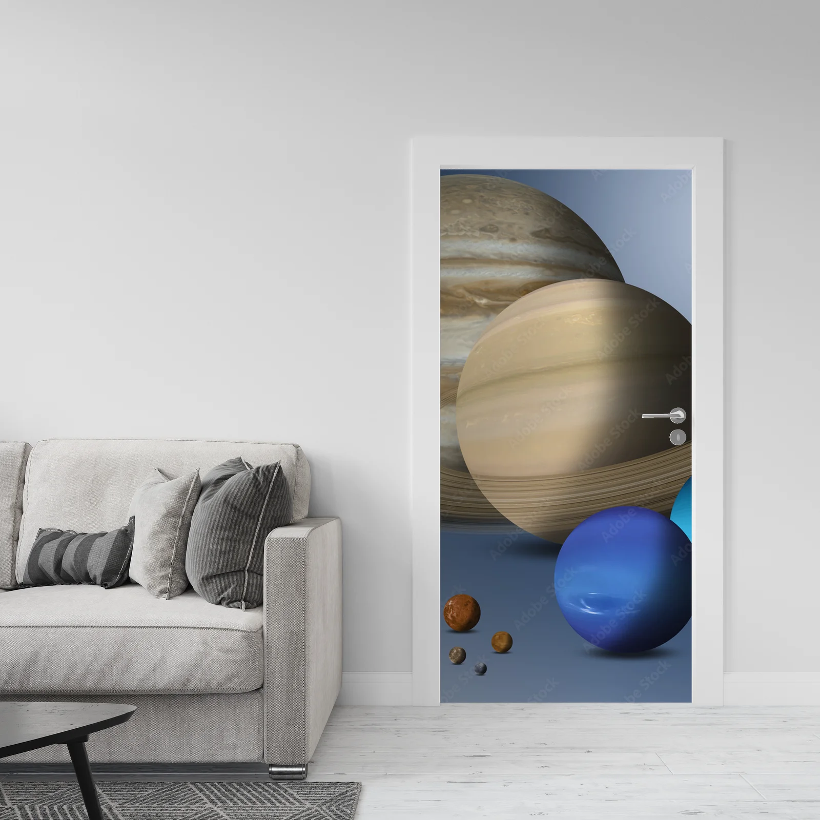 Eksploracja kosmicznych planet w głębokich odcieniach