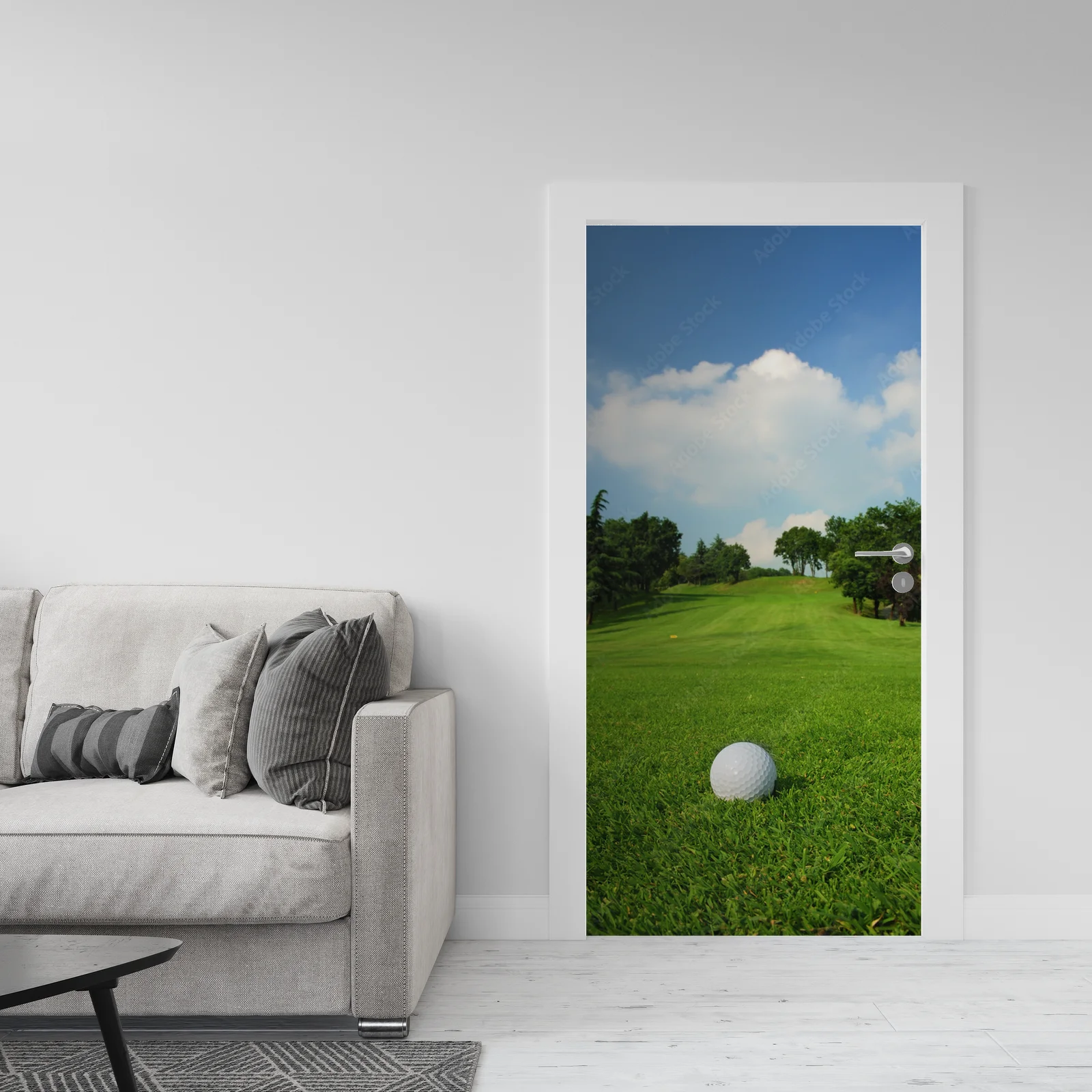 Golfowe marzenia w błękicie natury