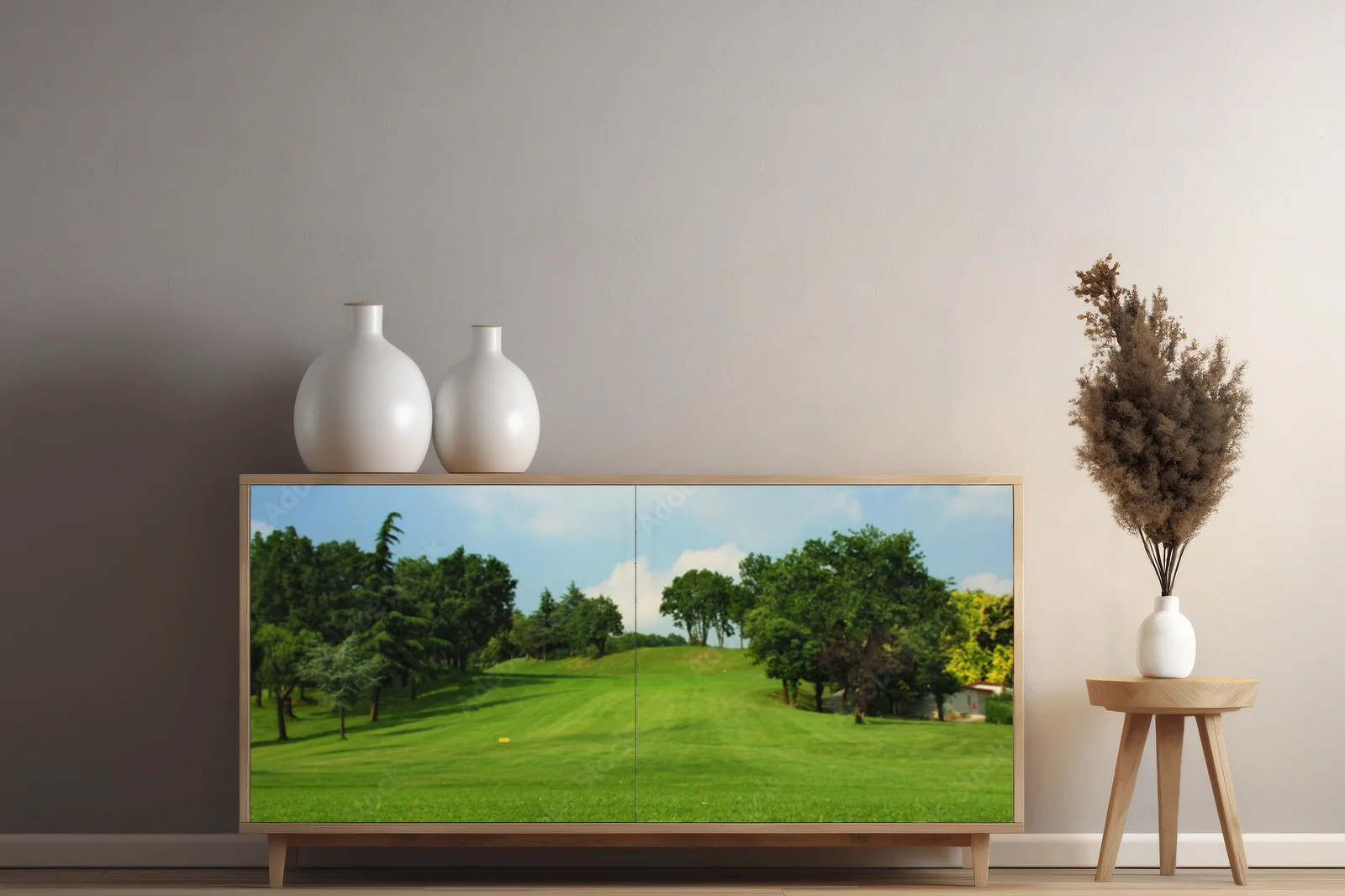 Golfowe marzenia w błękicie natury