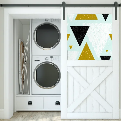 Eleganckie geometryczne motywy w pastelowych odcieniach
