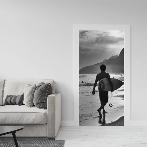 Zachwycająca monochromatyczna plaża Ipanema