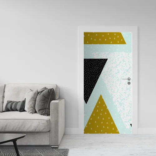 Eleganckie geometryczne motywy w pastelowych odcieniach