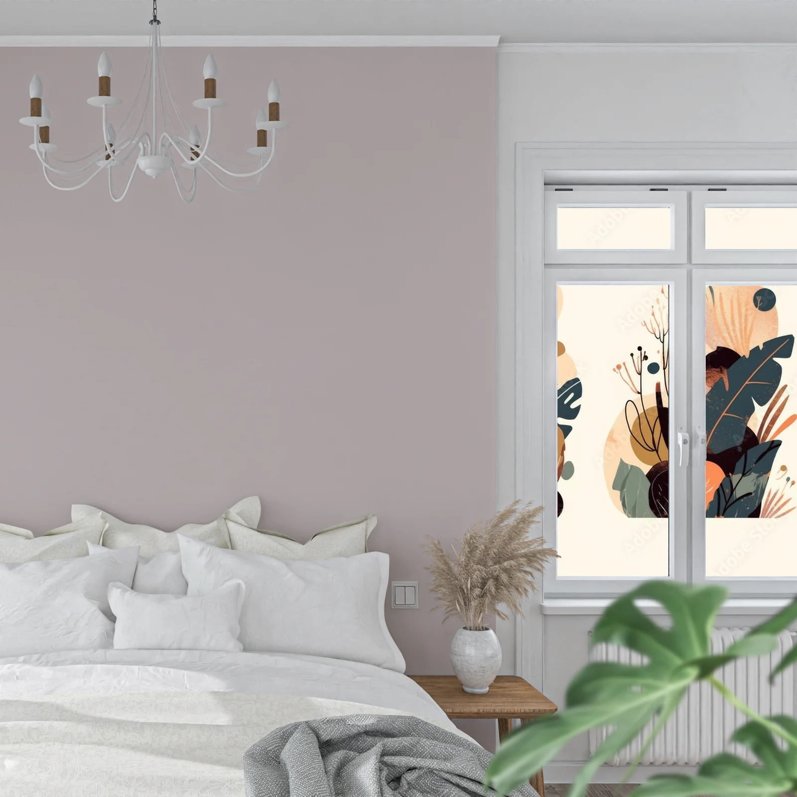 Elegancka boho botanika w pastelowych odcieniach