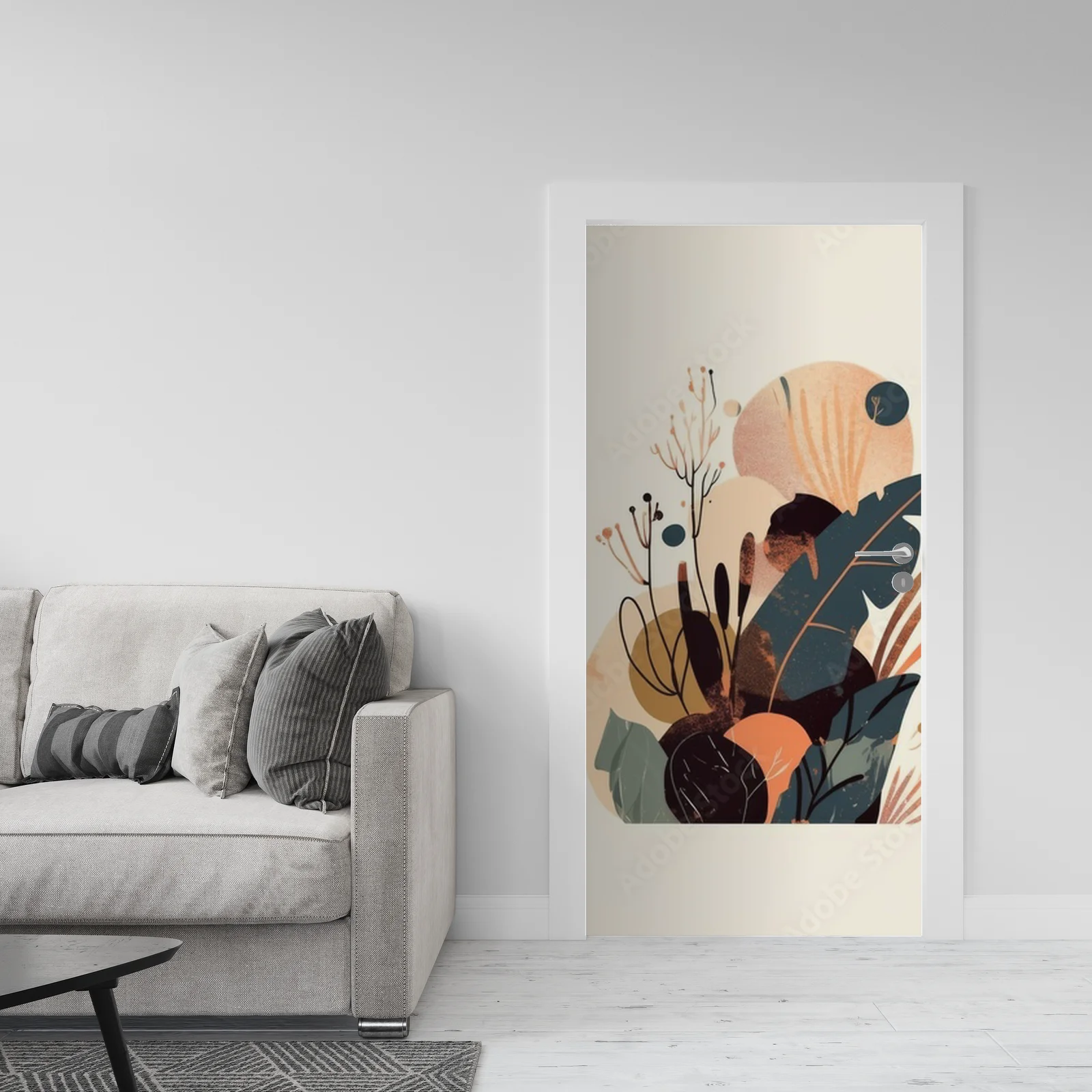 Elegancka boho botanika w pastelowych odcieniach