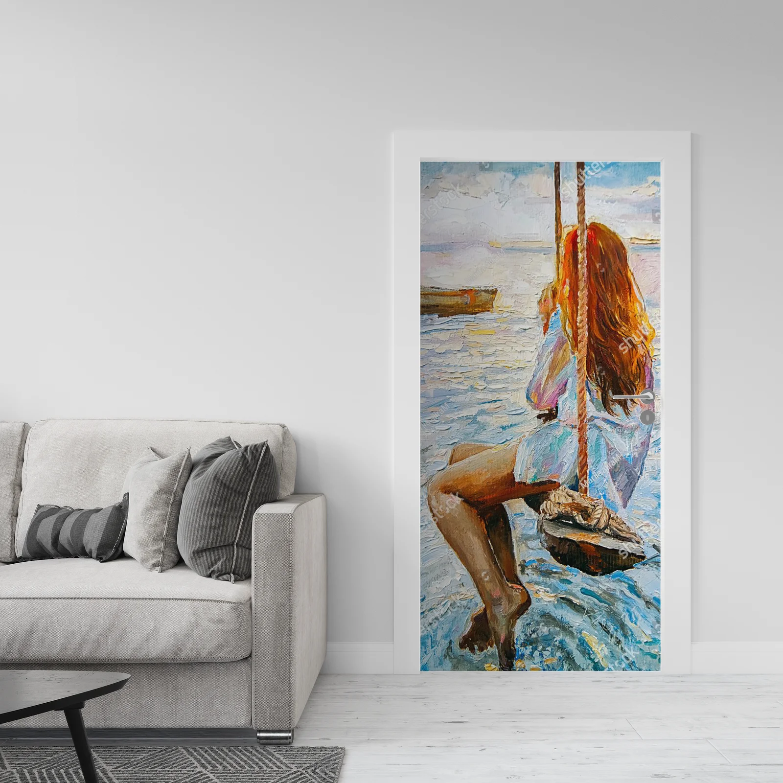 Magia zachodu słońca nad oceanem