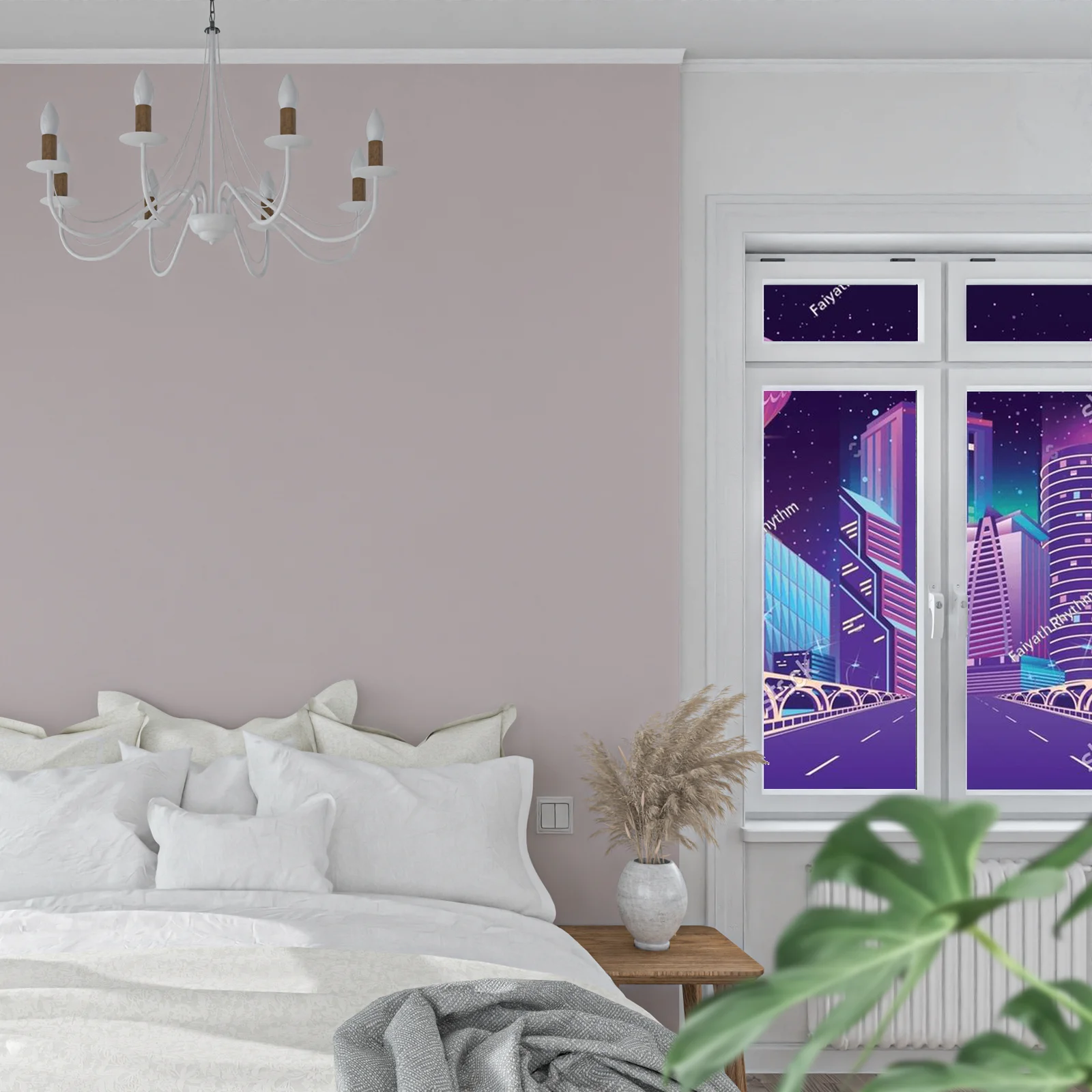 Futurystyczne miasto w neonowych barwach