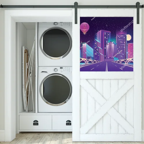 Futurystyczne miasto w neonowych barwach