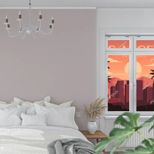 Zachwycająca panorama Los Angeles w ciepłych barwach