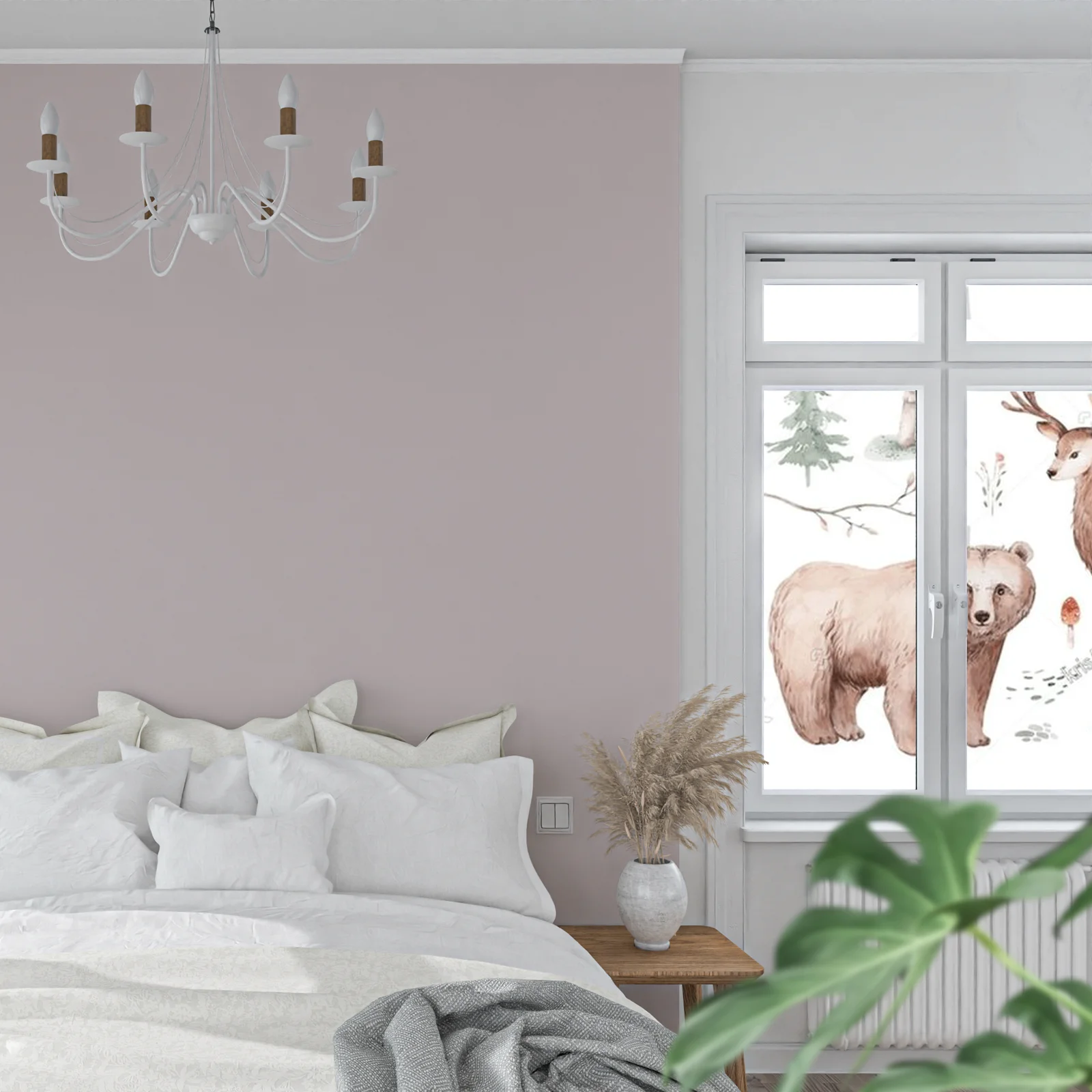 Słodkie leśne stworzenia w boho stylu