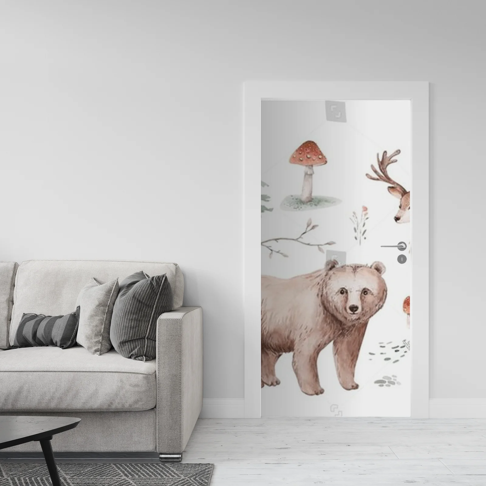 Słodkie leśne stworzenia w boho stylu
