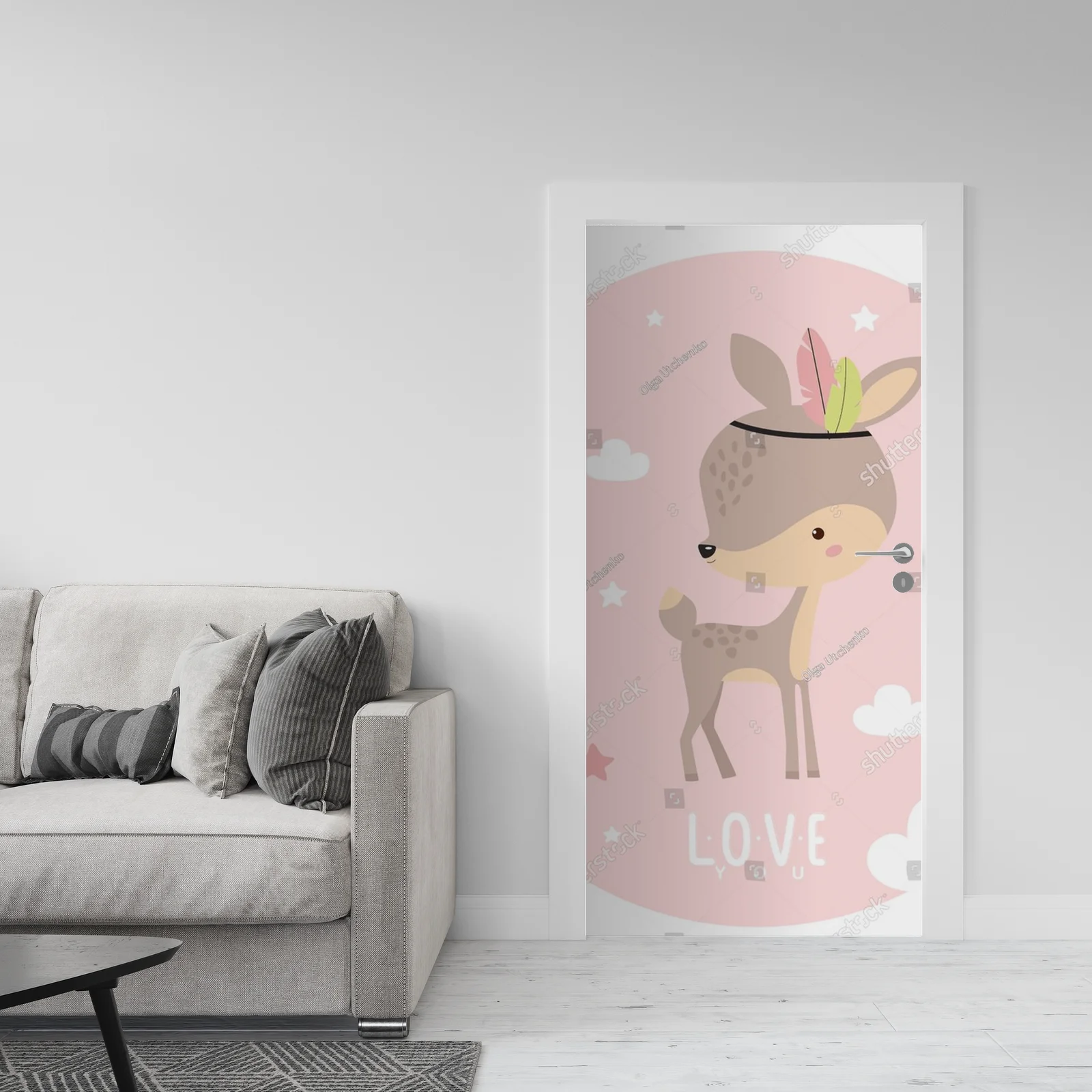 Urokliwa ilustracja w pastelowych odcieniach