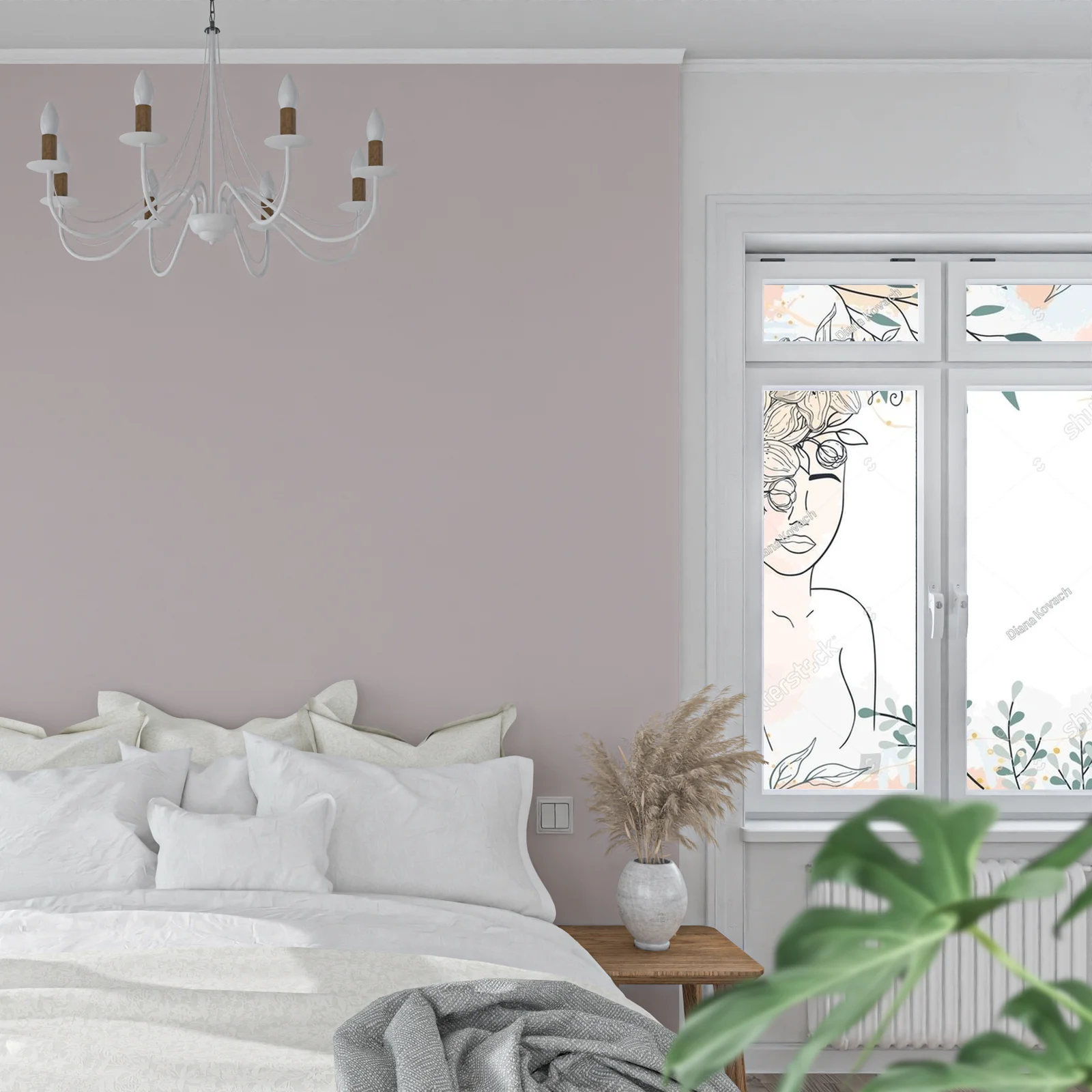 Elegancka sylwetka kobiety w kwiatowej kompozycji