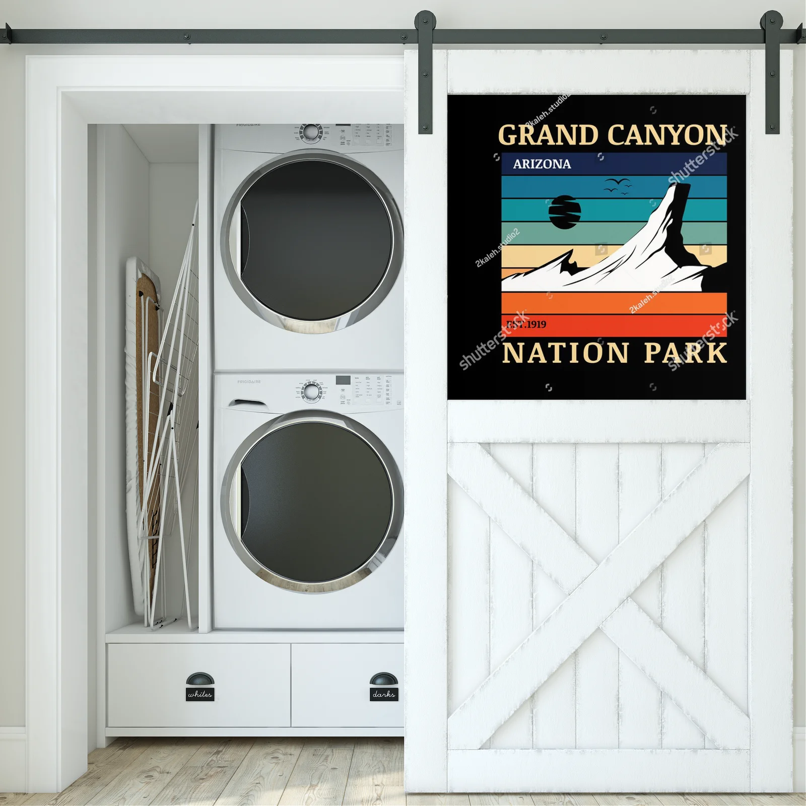 Wspaniałe widoki Grand Canyon w intensywnych barwach